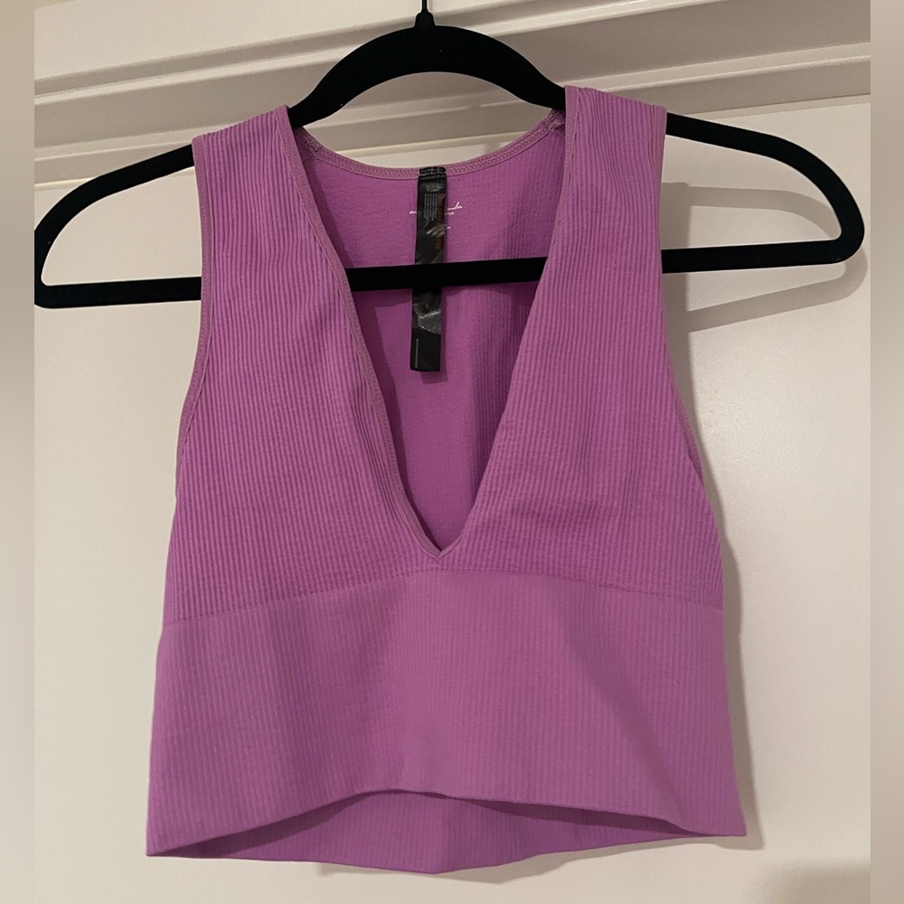 Cropped pink urban outfitters top